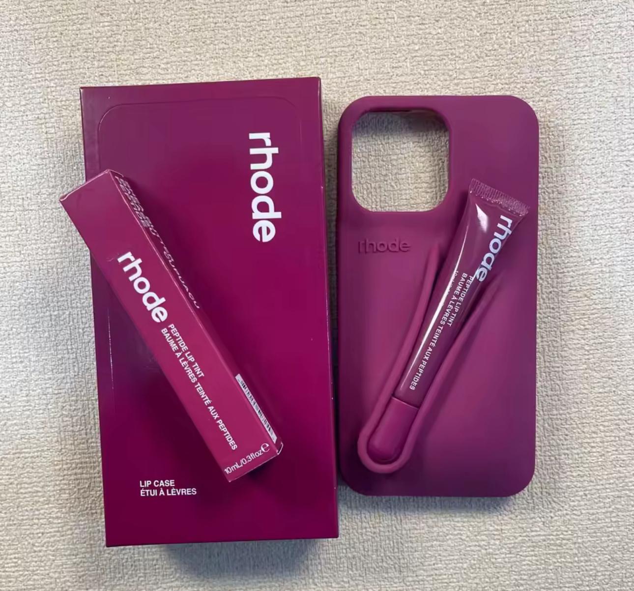 rhode Lipstic & Case set