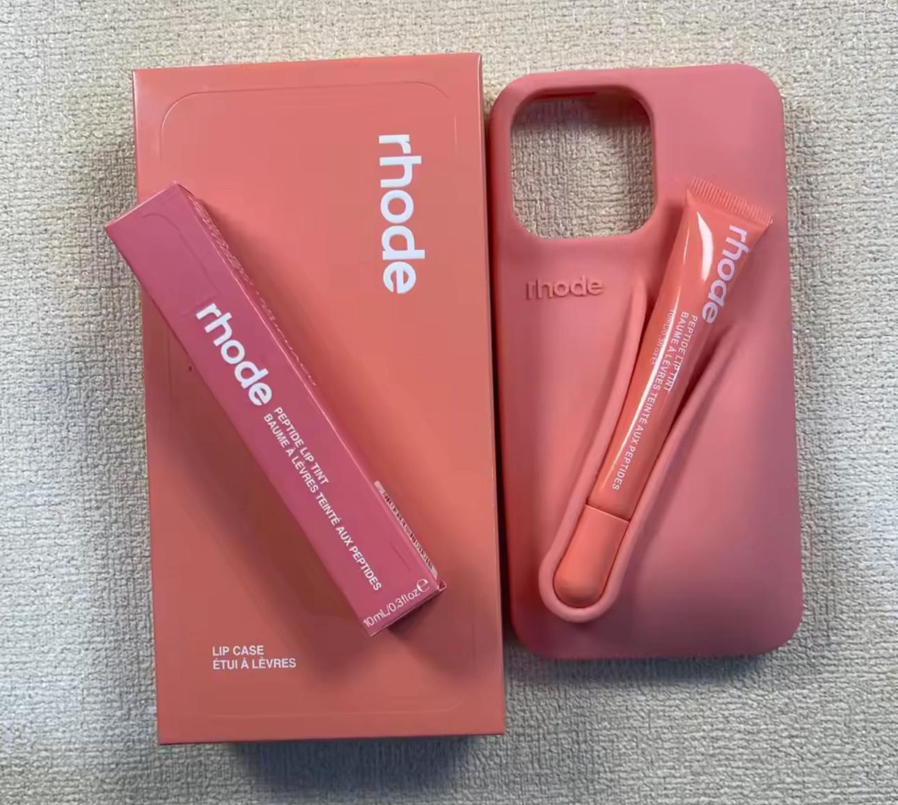 rhode Lipstic & Case set