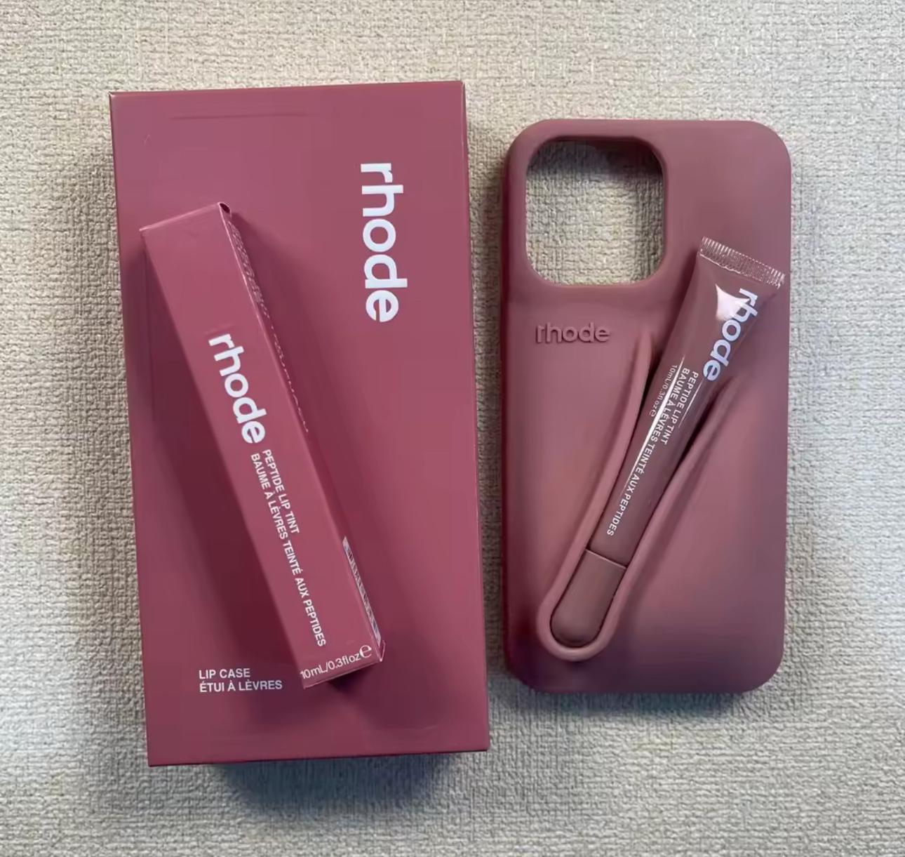 rhode Lipstic & Case set