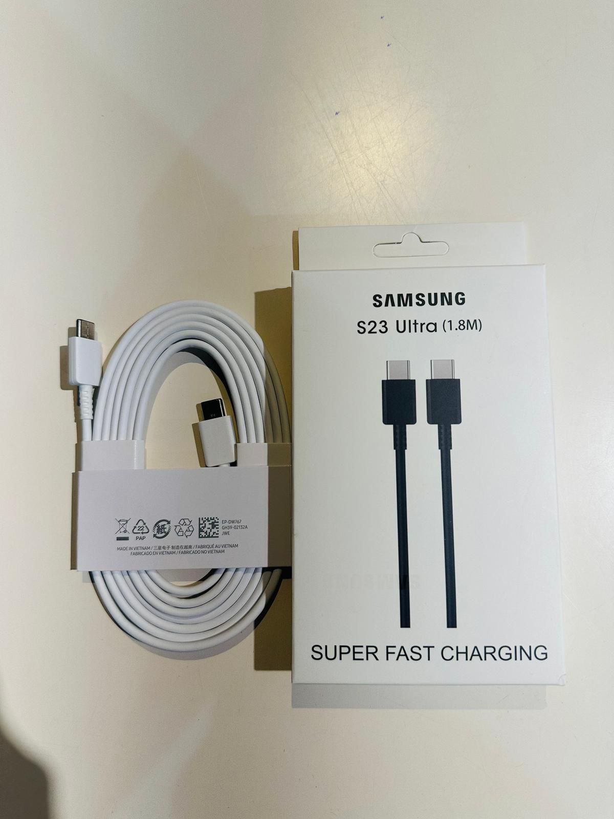 כבל טעינה טייפ סי - טייפ סי סמסונג מהיר (1.8 מטר)